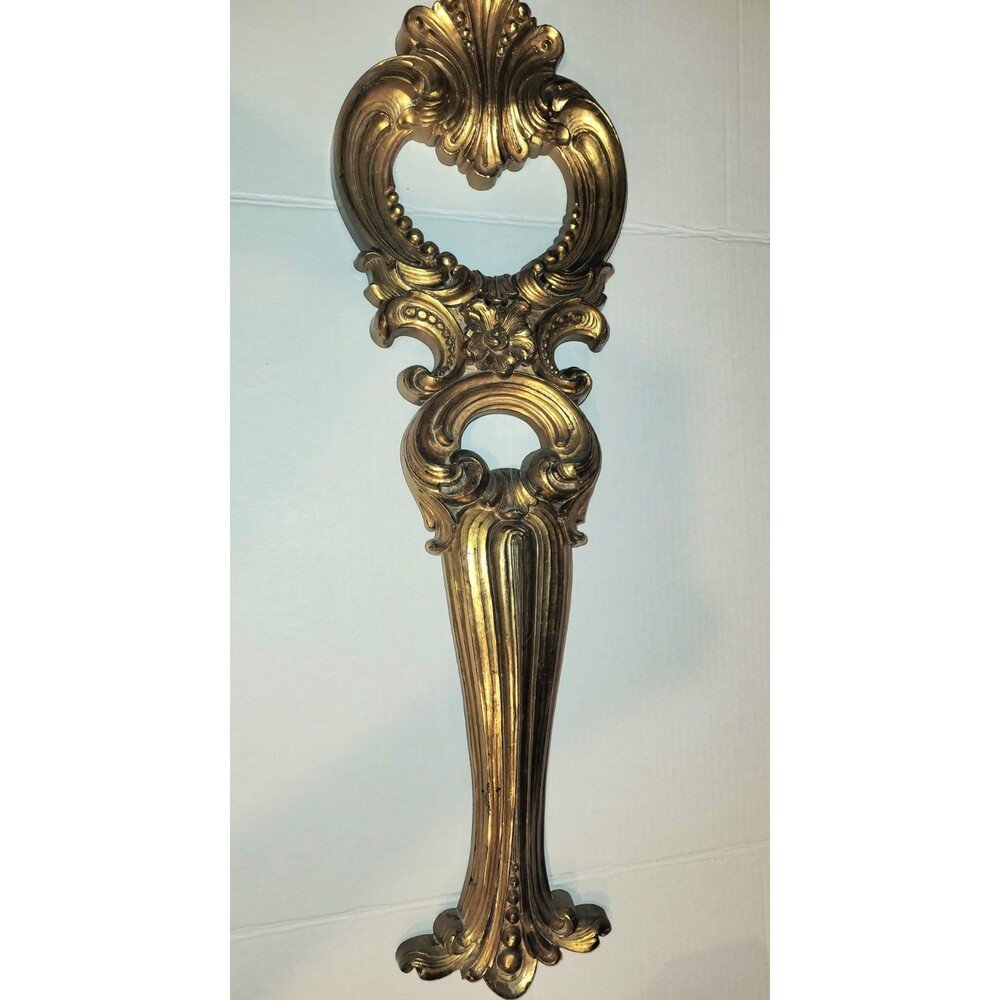 Syroco Rococo Ornate Gold Plastic Wall Frame 25x9, Oval 1-Photo